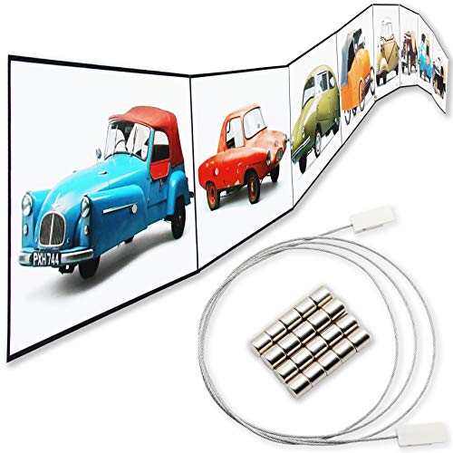 LeTOMA - Fotoseil 80cm mit 8 Magneten inkl. Tesa Powerstrips für einfache und schnelle Befestigung an Wänden, Türen, Fenstern und Fliesen - Das Bilderseil ist spurlos Wieder entfernbar LeTOMA - Fotoseil 80cm mit 8 Magneten inkl. Tesa Powerstrips für einfache und schnelle Befestigung an Wänden, Türen, Fenstern und Fliesen - Das Bilderseil ist spurlos Wieder entfernbar von LeTOMA