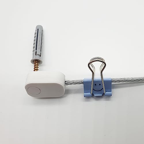 LeTOMA – Schraubadapter für Fotoseile Adapter um Fotoseile mit Schrauben und 6er Dübeln zu befestigen – Set bestehend aus 2 Adaptern für die Linke und rechte Seite des Fotoseils von LeTOMA