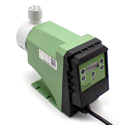 LeTkingok 220V G/2'' Elektromagnetische Membranpumpe, Dosierpumpe Säure- und alkalibeständige Dosierpumpe Kleine Wasserpumpe 12W 16W 30W (1.08LPH 8.2Bar) von LeTkingok