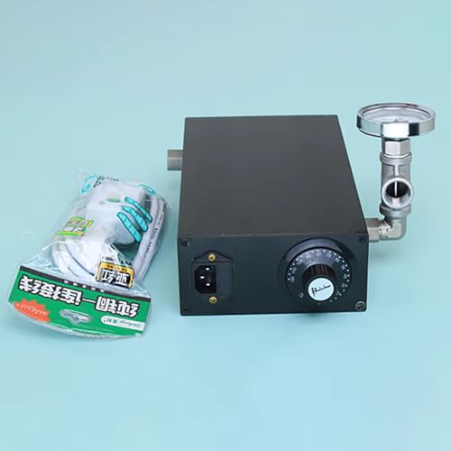 LeTkingok AC 220V 1200W Mini Lufterhitzer, 0-120°C Einstellbarer Tragbarer Gastrockner, Stickstoff und Farbsprühtrockner, Auslaufsicher und Trockenbrennsicher von LeTkingok