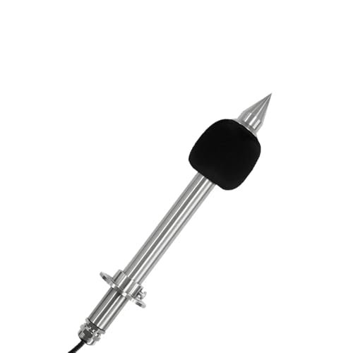 LeTkingok DC10-30V Langpol Industriegeräuschsensor, Hochpräziser Schalldetektor Aus Edelstahl 304 (0-5V) von LeTkingok