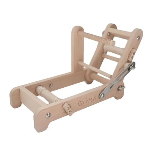 LeTkingok Faltbarer Tisch Bandwebstuhl, Tragbare Holzwebmaschine für Bänder, Armbänder und Kunsthandwerk LeTkingok Faltbarer Tisch Bandwebstuhl, Tragbare Holzwebmaschine für Bänder, Armbänder und Kunsthandwerk von LeTkingok