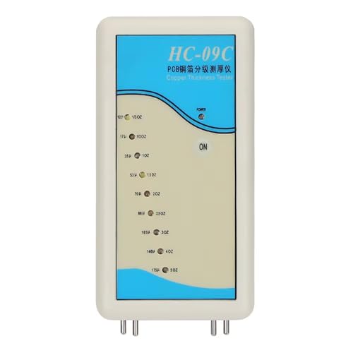LeTkingok HC-09C Handheld PCB Kupferplattiertes Laminat Grading Tester, Kupferfoliendickenmessgerät mit Neunstufiger Anzeige von LeTkingok