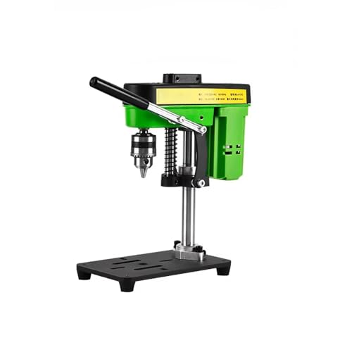 LeTkingok Mini Tischbohrmaschine, 100W, Präzisions Industrie Tischbohrmaschine mit 7 Einstellbaren Geschwindigkeiten, max. 6mm Bohrfutter von LeTkingok