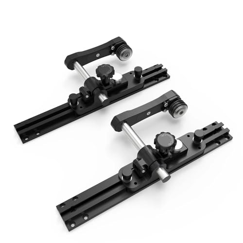 LeTkingok Multifunktionale, Verstellbare Pressführungsrolle aus Aluminiumlegierung für die Holzbearbeitung von LeTkingok