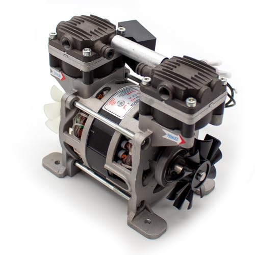 LeTkingok OL90A 220V 80W ölfreie Mikro-Hochvakuumpumpe, Beauty Piston Silent Portable Unterdruck-Luftpumpe (97KPA) von LeTkingok