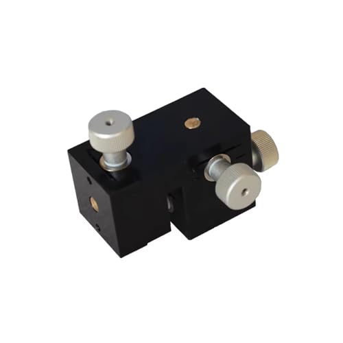 LeTkingok Präziser Manueller 3 Achsen Mikro Verschiebetisch, Optischer Sondenpositionierer mit XYZ Einstellung auf Schwalbenschwanzbasis, 13MM Verfahrweg von LeTkingok