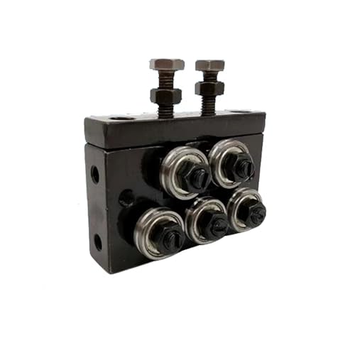 LeTkingok Richtmaschine für Stahldraht mit 5 Rollenlagern für 0,8–1,5 mm Massiven Aluminium-/Kupfer-/Verzinkten Stahldraht von LeTkingok