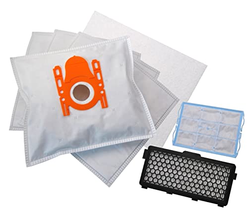 10 Staubsaugerbeutel + 1 HEPA-Filter + 1 Motorschutz für Siemens VSZ7330 Z7.0 family von LeaBen