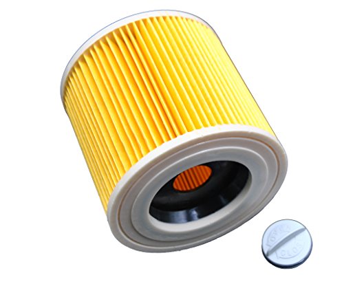 LeaBen® Patronen Filter geeignet für Waschsauger Kärcher A 2003, A 2004, A 2024 pt, A 2054 Me, A 2101, A 2204, A 2204 AF, A 2206 X, A 2236 X pt wie 6.414-552.0 von LeaBen