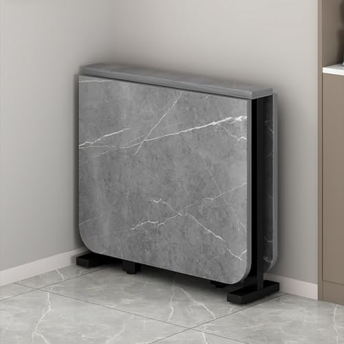 Leaceuv Esstisch Klappbar,Klapptisch Küche,Küchentisch für 4-6 Personen,Esstische Platzsparend,Mobiler Essen Tisch mit Rollen,Klappbarer Esszimmertisch für Kleine Räume(Gray,100x80cm/39.3x31.4in) Leaceuv Esstisch Klappbar,Klapptisch Küche,Küchentisch für 4-6 Personen,Esstische Platzsparend,Mobiler Essen Tisch mit Rollen,Klappbarer Esszimmertisch für Kleine Räume(Gray,100x80cm/39.3x31.4in) von Leaceuv