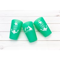 Wiederverwendbare Tasse, Kalte Silikonbecher, Wiederverwendbares Nadelglas, Becher Mit Silikonnadeln, Biernadelglas, Silikon Trinkbecher von LeadDogDesigns