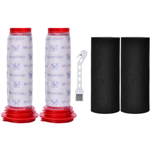 2 Stück Ersatzfilter für Bosch Athlet 25.2v Staubsauger BCH6ZOOO BCH6L2560 BCH6L2561 Stabfilter und Schaumstofffilter für Bosch Athlet Zoo'o Pro Animal Akkusauger Ersatzteile Zubehör von Leadaybetter