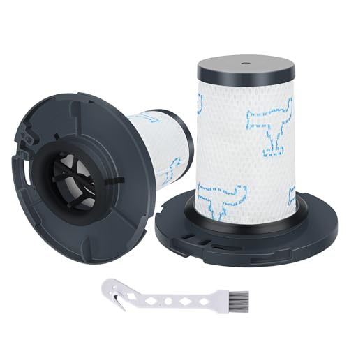 2 Stück Filter HEPA für Rowenta X-Force Flex 11.60 Animal / 15.60 Kabelloser Stabstaubsauger, Ersatzfilter Zubehör Vergleichbar mit ZR009007 von Leadaybetter
