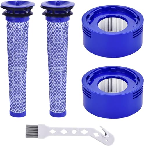 2 Stück V8 Filter HEPA Nachmotorfilter & Vorfilter für Dyson V8 V7 Animal Absolute Akku Staubsauger Motorhead Ersatzteile Filter Zubehör set #965661-01&967478-01 von Leadaybetter