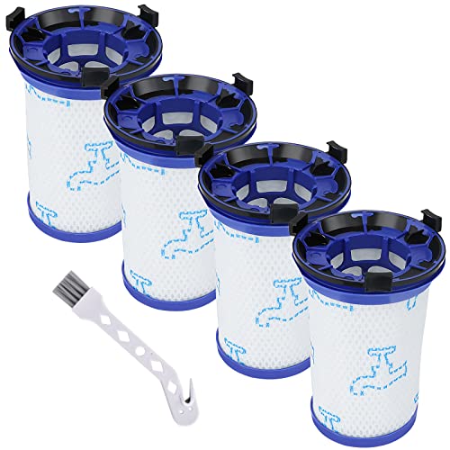 4 Stück HEPA Filter für Rowenta Air Force 360 RH90xxx und Air Force 360 TY9079RO RH9037 RH9038 RH9039 RH9051WO RH9057WO RH9086WO Akkusauger Ersatzfilter Zubehör (Vergleichbar mit ZR009001) von Leadaybetter