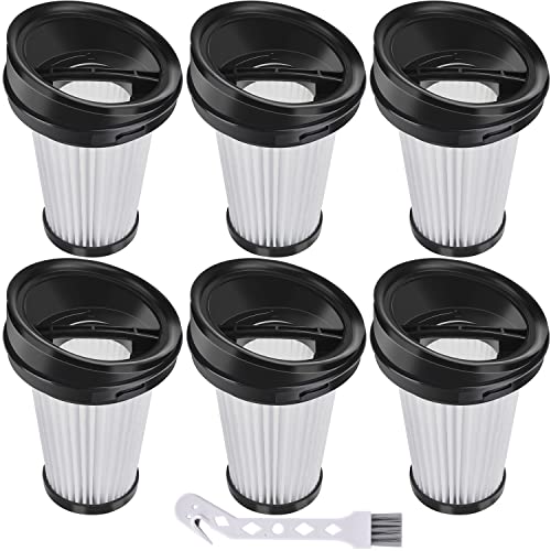 6 Stück Ersatzfilter für Grundig VCH9829 VCH9832 VCH9630 VCH9631 VCH9632 VCH9629 2 in 1 Akku-und Handstaubsauger,Hepa Filter Ersatzteile Teilenummer 9178008590 von Leadaybetter