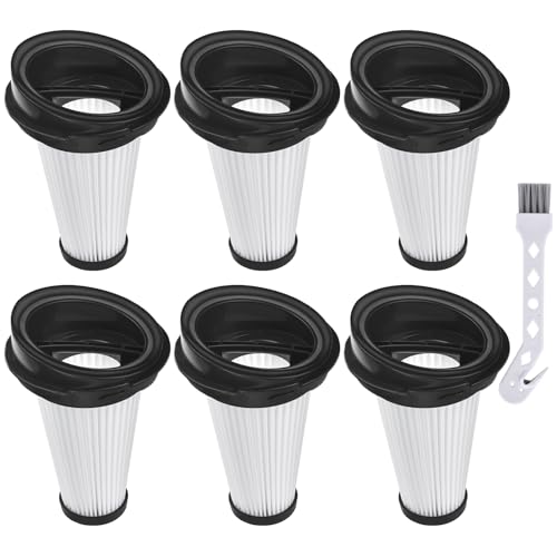 6 Stück Ersatzfilter für Grundig VCH9929L VCH9930 VCH9930 VCH9931 VCH9932 2 in 1 Akku-und Handstaubsauger,Hepa Filter Ersatzteile Teilenummer 9178013673 von Leadaybetter