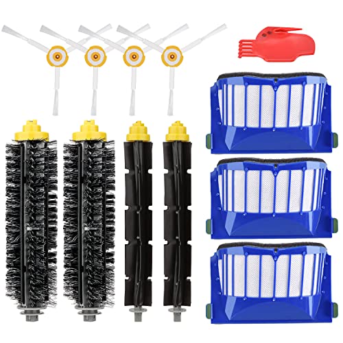 Leadaybetter Ersatzteile Bürsten für iRobot Roomba 600 Serie 605 606 615 616 620 621 625 630 631 650 653 655 660 670 671 676 680 Zubehör für iRobot Roomba Saugroboter Ersatzteile Ersatzbürste von Leadaybetter