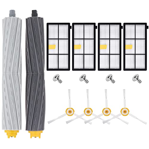 Leadaybetter Ersatzteile für iRobot Roomba 800 900 Serie Ersatzbürsten für iRobot 860 865 866 870 871 875 876 880 886 896 960 966 971 976 980 981 Filter Ersatzkit Zubehör für Roomba Saugroboter von Leadaybetter