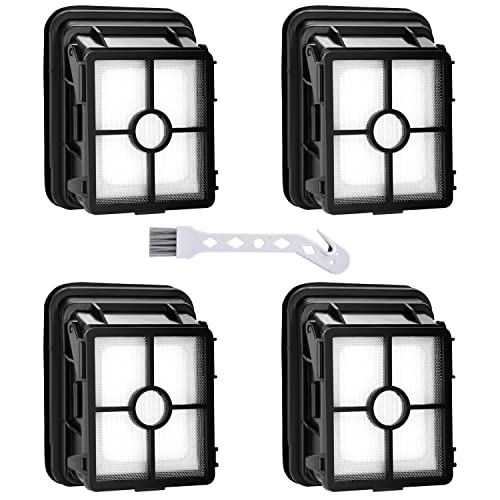 Leadaybetter Zubehör für Bissell Crosswave 3-in-1: 4 Stück 1866F Ersatzfilter für 17132, Nass- & Trockensauger und 2225N Pet Pro Filter von Leadaybetter