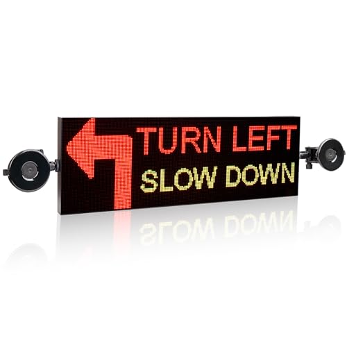 Leadleds Led Laufschrift Programmierbar, 48x16 cm Scrollen Led Anzeigetafel mit APP-Steuerung, RGB LED Zeichen Anzeige Schild für LKW, Werbung, Bar, Restaurant, Store Display Board Leadleds Led Laufschrift Programmierbar, 48x16 cm Scrollen Led Anzeigetafel mit APP-Steuerung, RGB LED Zeichen Anzeige Schild für LKW, Werbung, Bar, Restaurant, Store Display Board von Leadleds