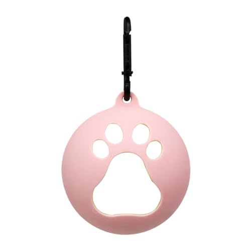 Leadrop Haustierballhalter, Tennisballhalter mit Haken, leicht, einfache Installation, freih?ndige Haustierballabdeckung, Halter, Hundeleinenbefestigung, Haustierbedarf, Rosa von Leadrop