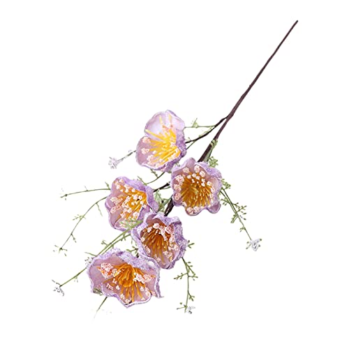 Simulation Rhododendron lichtechte Vase Dekoration auffällige Rhododendron gefälschte Blume Wohnzimmer Dekor lila von Leadrop