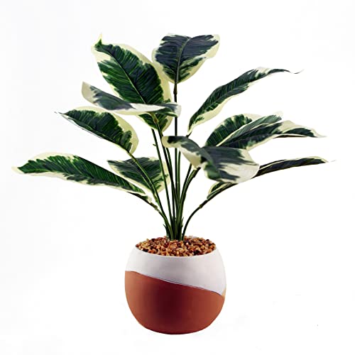 Leaf Design UK Realistische große künstliche Laubpflanze mit Topf von Leaf