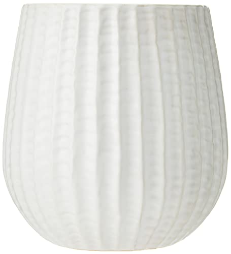 Leaf Keramik-Pflanzgefäße, weiß, 15 x 15 x 16 cm von Leaf