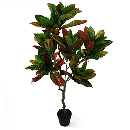 Leaf Künstliche Kodiäum-Zimmerpflanze, Mehrfarbig von Leaf