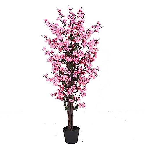 Leaf Künstlicher Baum mit rosa Blüten, 120 cm von Leaf