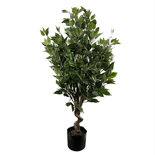Leaf Realistischer künstlicher Ficusbaum/Pflanze, 110 cm, immergrün von Leaf