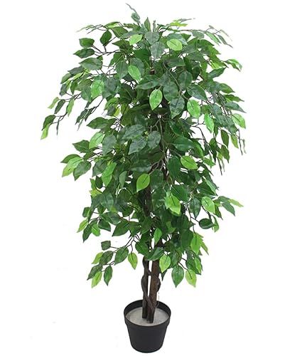 Leaf Realistischer künstlicher Ficusbaum/Pflanze, 120 cm groß, Ficus von Leaf