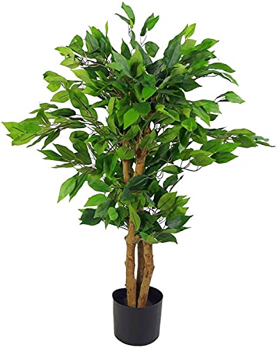 Leaf Realistischer künstlicher Ficusbaum/Pflanze, 90 cm, immergrün von Leaf