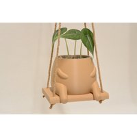 Niedliches Pflanzgefäß Hängetopf Molliger Körper 3D Gedruckt Lustiges Geschenk Für Pflanzenliebhaber Sie Und Ihn Klarblumentopf Sukkulenten von LeafyPlarent