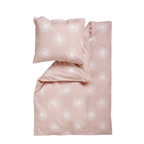 Leander Baby-Bettwäsche aus Baumwolle Flora (70x100 / 40x45) in rosa/Soft Pink von Leander