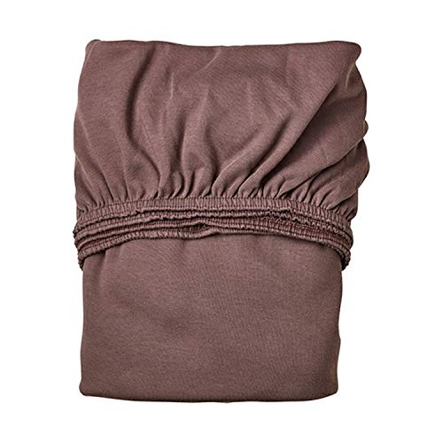 Leander Doppelpack weiches Jersey-Bettlaken für Babybett (warmes violett) von Leander