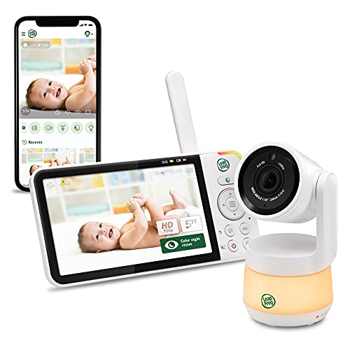 LeapFrog LF925HD Monitors para Bebés, 1080p WiFi Monitors Inteligentes para Bebés, 360° Traducción e Inclinación, Zoom 8X, ExhibiciónLCD de 5 "720p, Visión Nocturna, Walkie - Talkie Bidireccional von LeapFrog