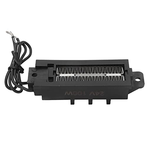 24V 100W PTC-Heizelement Thermostatische Heizung Temperaturbeständiger PTC-Lufterhitzer mit Halterung Elektronisches Zubehör von Leapiture