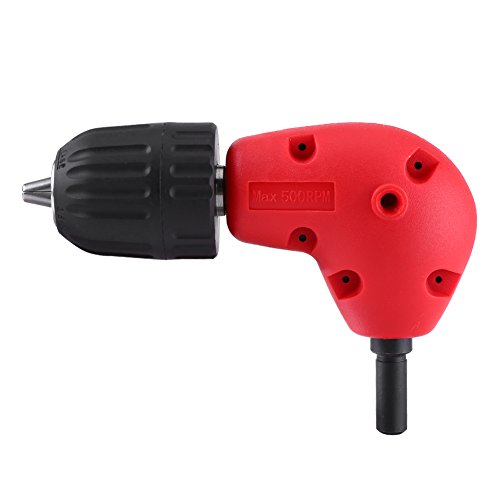 90 Grad 9,5 Mm Rechtwinkliger Adapter, Elektrischer Bohraufsatz, Runder Schaft, Schnellspannbohrfutter, Eckbohraufsatz, Langlebig Für Die Industrie von Leapiture