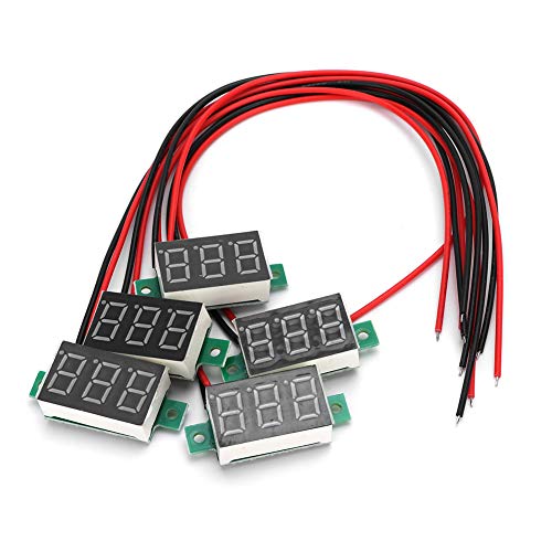 Leapiture 5 stücke Volt Meter gelb 0,36 Zoll digitales LED -Panel -Voltmeter Zwei Draht -DC -Volt -Meterspannungsmonitor Leapiture 5 stücke Volt Meter gelb 0,36 Zoll digitales LED -Panel -Voltmeter Zwei Draht -DC -Volt -Meterspannungsmonitor von Leapiture