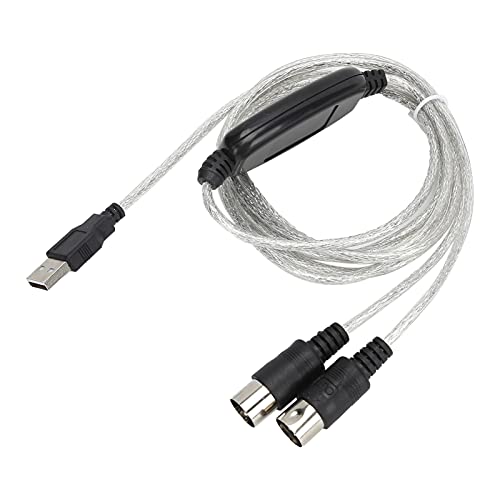 Leapiture MIDI-Kabel MIDI-zu-USB-Kabel-Adapter Midi-Konverter USB-MIDI-Schnittstelle Digitales MIDI-Kabel LED für XP Vista OS X Win7 Electronic Leapiture MIDI-Kabel MIDI-zu-USB-Kabel-Adapter Midi-Konverter USB-MIDI-Schnittstelle Digitales MIDI-Kabel LED für XP Vista OS X Win7 Electronic von Leapiture