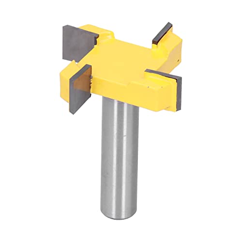 Leapiture Oberflächen -Router -Bit 4 Flöte Spitzen -Plattenabflachung CNC Holz Planung Bit Holzbearbeitungsmahlen Cutter Planing Tool (1/2in Muster) von Leapiture