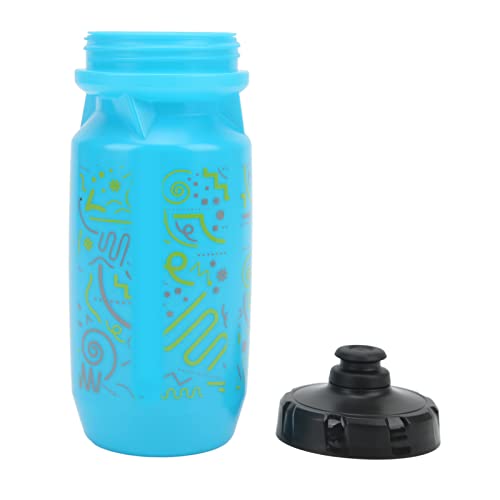 Leapiture Outdoor-Sport Wasserflasche Mountainbike Wasserflasche Squeeze Kunststoff Reiten Wasserflasche Reiten Camping Wandern 550ml Großes Fassungsvermögen Wasser Cup(blau) von Leapiture