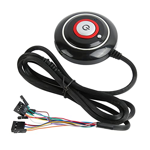 Leapiture PC-Netzschalter, Starkes ABS Material, Fernbedienbar, Plug-and-Play, Schwarz C von Leapiture