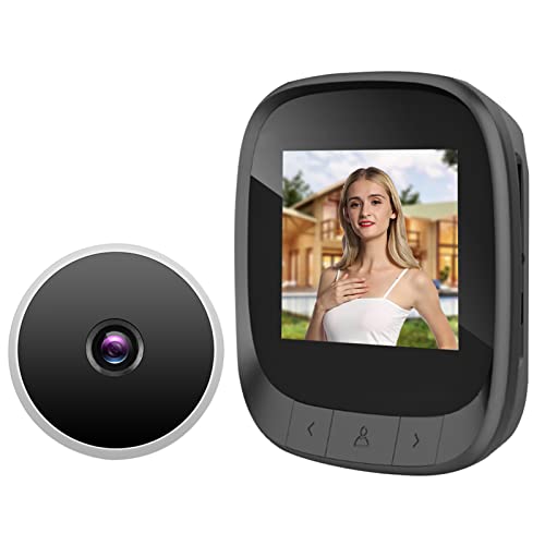 Smart Türspion Kamera 2,4 Zoll 0,3MP Smart Video Türspion Security Eye Überwachungskamera Display 90° Weitwinkel für Home Security von Leapiture