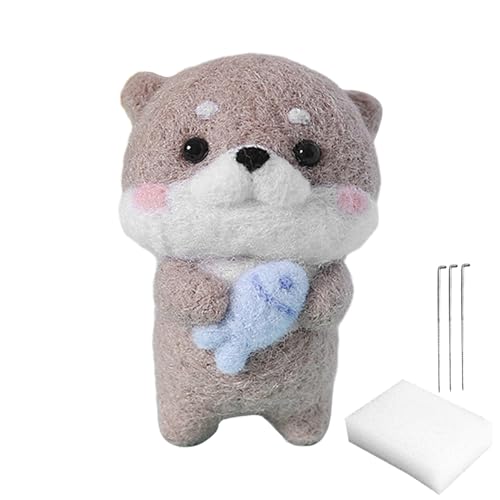 Animal Nadel Filling Kit - -Filzing - -Vorräte, Bastelwerkzeuge Set | Kreative handgefertigte Nadelhandwerksmaterialien, komplette Filling -Accessoires mit Anweisungen für niedliche Tierhe Animal Nadel Filling Kit - -Filzing - -Vorräte, Bastelwerkzeuge Set | Kreative handgefertigte Nadelhandwerksmaterialien, komplette Filling -Accessoires mit Anweisungen für niedliche Tierhe von LearnLyrics