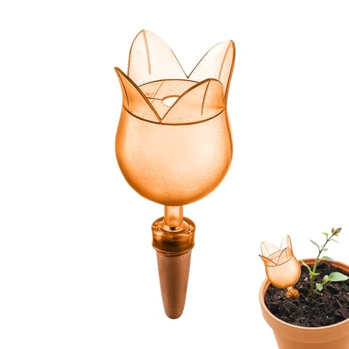 Automatische Bewässerungsgeräte für | automatisches Bewässerungssystem in Blumenform für | Wasserspender mit langsamer Freisetzung aus Terrakotta für Keramiktöpfe, Balkon, Gewächshaus von LearnLyrics