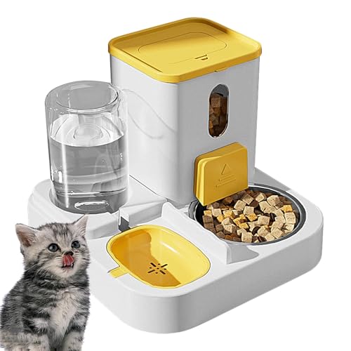 Automatischer Futterspender für Haustiere - Smart Cat Feeder, Große Kapazität Pet Dispenser | Aufbewahrungsbehälter Hundefutter Schüssel Haustier Spender, Tragbare Katze Leckerli Automatischer Automatischer Futterspender für Haustiere - Smart Cat Feeder, Große Kapazität Pet Dispenser | Aufbewahrungsbehälter Hundefutter Schüssel Haustier Spender, Tragbare Katze Leckerli Automatischer von LearnLyrics